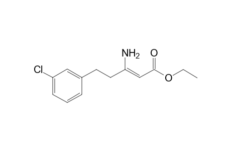 (2Z)-Ethyl 3-Amino-5-(3-chlorophenyl)pent-2-enoate