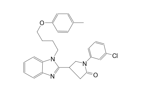 2-pyrrolidinone, 1-(3-chlorophenyl)-4-[1-[4-(4-methylphenoxy)butyl]-1H-benzimidazol-2-yl]-