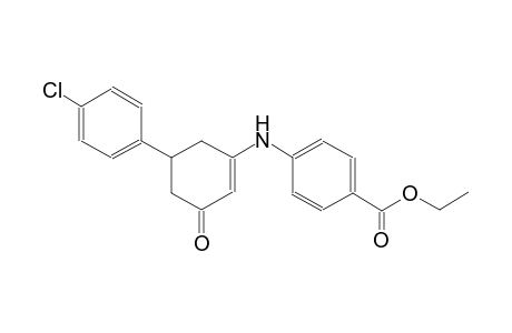 Ethyl 4-([5-(4-chlorophenyl)-3-oxo-1-cyclohexen-1-yl]amino)benzoate
