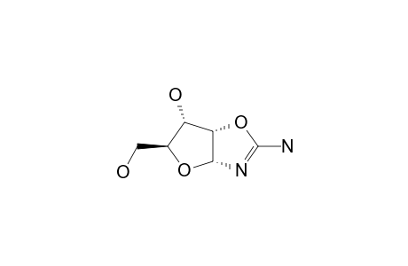 2-AMINO-ALPHA-D-RIBOFURANO-[1','2:4,5]-2-OXAZOLINE