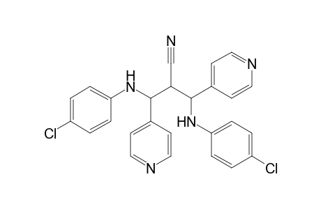 3-(4'-Chloroanilino)-2-[(4''-chloroanilino)-4'-pyridylmethyl]-3-(4''-pyridyl)propionitrile