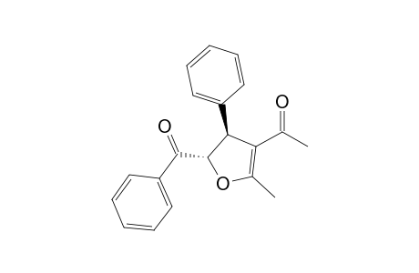 1-[(2S,3S)-2-benzoyl-5-methyl-3-phenyl-2,3-dihydrofuran-4-yl]ethanone