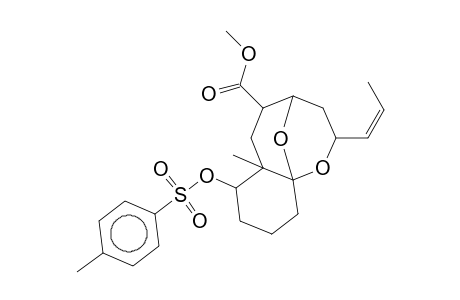 6-Methyl-11-propenyl-5-(toluene-4-sulfonyloxy)-12,13-dioxatricyclo[7.3.1.0(1,6)]tridecane-8-carboxylic acid, methyl ester