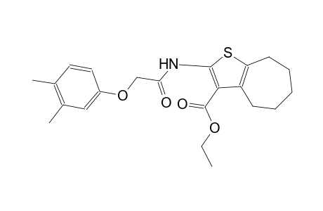 ethyl 2-{[(3,4-dimethylphenoxy)acetyl]amino}-5,6,7,8-tetrahydro-4H-cyclohepta[b]thiophene-3-carboxylate