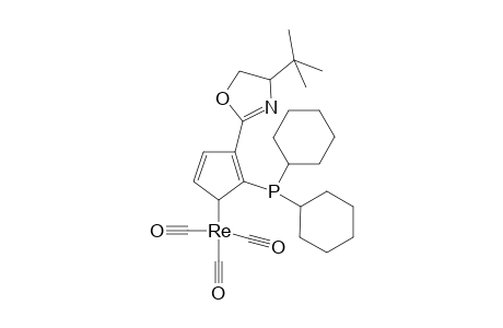 2-[2'-(Dicyclohexylphosphino)cyrhetrenyl]-4-(t-butyl)-4,5-dihydro-1,3-oxazole