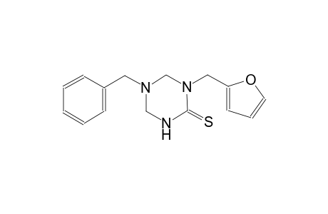 5-benzyl-1-(2-furylmethyl)tetrahydro-1,3,5-triazine-2(1H)-thione