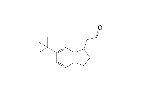 6-(t-Butyl)-2,3-dihydro-1H-indene-1-acetaldehyde