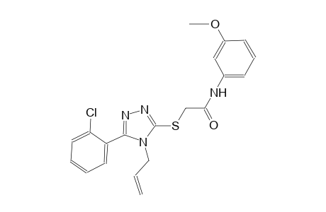 2-{[4-allyl-5-(2-chlorophenyl)-4H-1,2,4-triazol-3-yl]sulfanyl}-N-(3-methoxyphenyl)acetamide