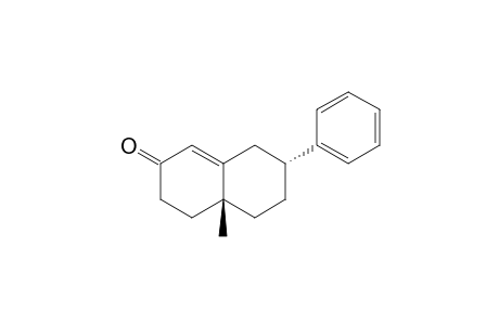 (4aR,7R)-4a-methyl-7-phenyl-3,4,5,6,7,8-hexahydronaphthalen-2-one