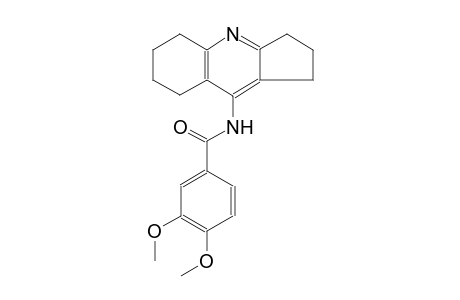 benzamide, N-(2,3,5,6,7,8-hexahydro-1H-cyclopenta[b]quinolin-9-yl)-3,4-dimethoxy-