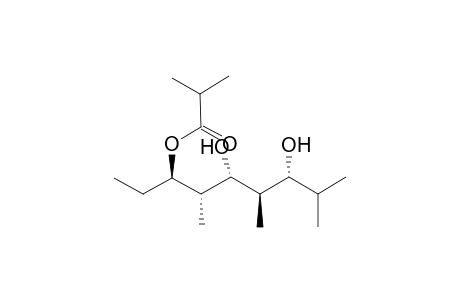 (3RS,4SR,5RS,6RS,7RS)-5,7-Dihydroxy-4,6,8-trimethylnonan-3-yl isobutyrate