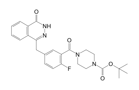 tert-Butyl 4-[2'-fluoro-5'-[(4''-oxo-3''H-phthalazin-1''-yl)methyl]benzoyl]piperazine-1-carboxylate