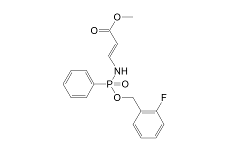 (E)-P-2-Fluorophenylmethoxy-P-phenyl-N-(methyl acrylate)phosphonamide