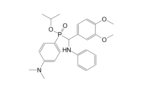 isopropyl anilino(3,4-dimethoxyphenyl)methyl[4-(dimethylamino)phenyl]phosphinate