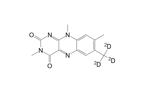Benzo[g]pteridine-2,4(3H,10H)-dione, 3,8,10-trimethyl-7-(methyl-D3)-
