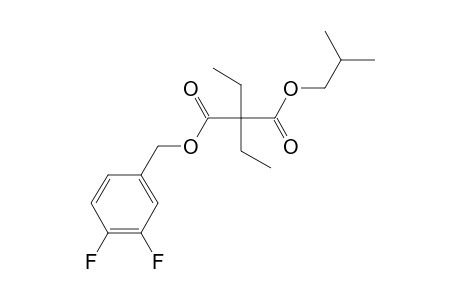 Diethylmalonic acid, 3,4-difluorobenzyl isobutyl ester