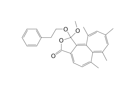 (PM,3RS)-3-Methoxy-9,11,13,15-tetramethyl-3-(2'-phenylethoxy)-4-oxatricyclo[8.5.0.0(2,6)]pentadeca-1,6,8,10,12,14-hexaen-5-one