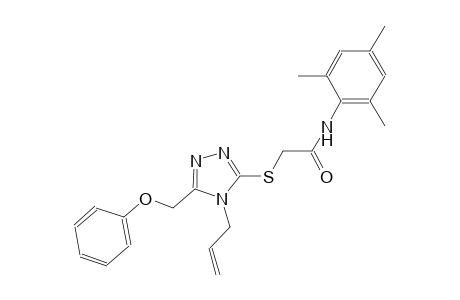 2-{[4-allyl-5-(phenoxymethyl)-4H-1,2,4-triazol-3-yl]sulfanyl}-N-mesitylacetamide