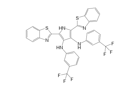 2,5-bis(2'-Benzothiazolyl)-3,4-bis[(3"-<trifluoromethyl>phenyl)amino]-pyrrole