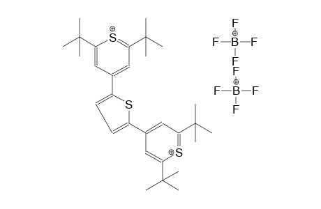 2,6-ditert-butyl-4-[5-(2,6-ditert-butyl-4-thiopyryliumyl)-2-thienyl]thiopyrylium ditetrafluoroborate