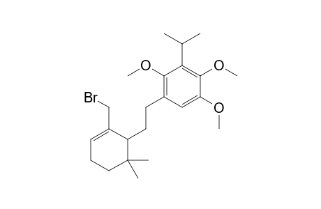 1-[2-[2-(BROMOMETHYL)-6,6-DIMETHYLCYCLOHEX-2-EN-1-YL]-ETHYL]-3-ISOPROPYL-2,4,5-TRIMETHOXYBENZENE