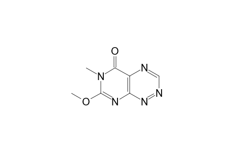 6-Methyl-7-methoxypyrimido[5,4-E]-1,2,4-triazine-5(6H)-one