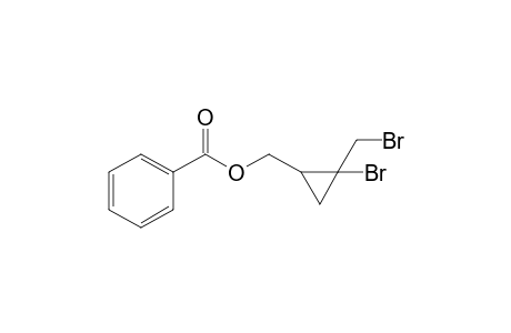 (2-Bromo-2-bromomethylcyclopropyl)methyl benzoate