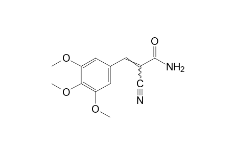 α-cyano-3,4,5-trimethoxycinnamamide