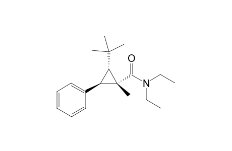(1S*,2R*,3R*)-2-tert-Butyl-N,N-diethyl-3-phenyl-1-methylcyclopropanecarboxamide