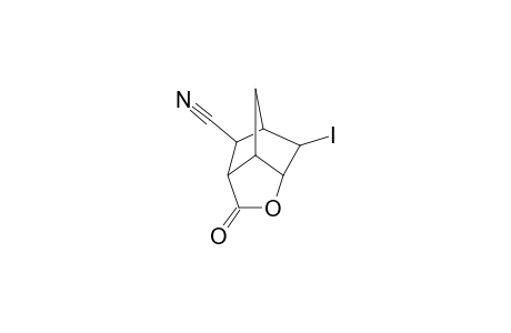 2-Cyano-4-iodo-6-oxatricyclo[4.2.1.1(3,9)]nonan-7-one