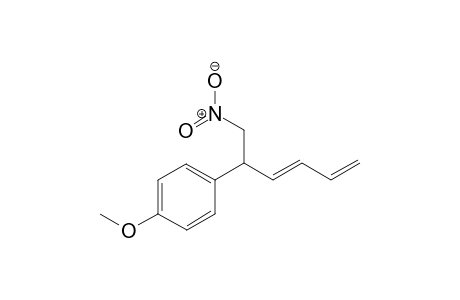 (E)-1-methoxy-4-(1-nitrohexa-3,5-dien-2-yl)benzene