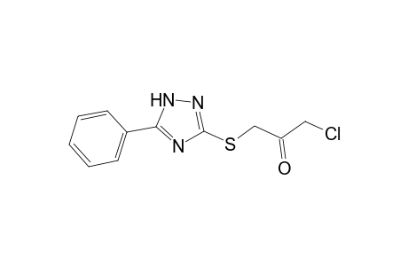 1-Chloro-3-[(5-phenyl-4H-1,2,4-triazol-3-yl)sulfanyl]acetone