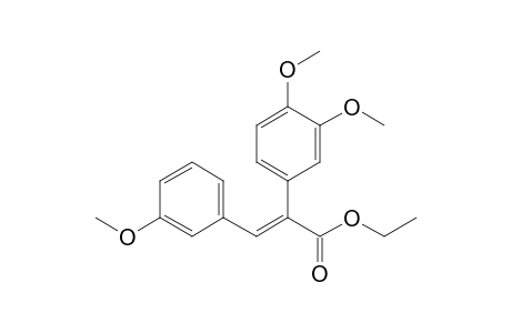 3-(3-Methoxyphenyl)-2-(3,4-dimethoxyphenyl)acrylic acid ethyl ester