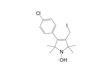 4-(4-Chlorophenyl)-3-iodomethyl-2,2,5,5-tetramethyl-2,5-dihydro-1H-pyrrolidin-1-yloxyl radical