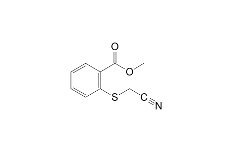 o-[(cyanomethyl)thio]benzoic acid, methyl ester