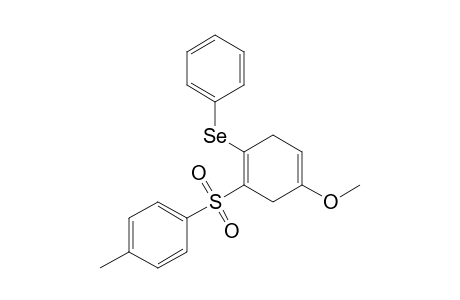 1-(5-Methoxy-2-phenylselanyl-cyclohexa-1,4-dien-1-yl)sulfonyl-4-methyl-benzene