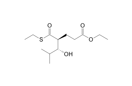 (4S,5R)-4-(ethylthio)carbonyl-5-hydroxy-6-methyl-enanthic acid ethyl ester