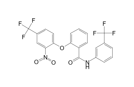 2-[2-Nitro-4-(trifluoromethyl)phenoxy]-N-[3-(trifluoromethyl)phenyl]benzamide