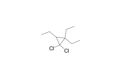 Cyclopropane, 1,1-dichloro-2,2,3-triethyl-