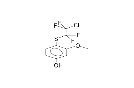 4-(2-CHLORO-1,1,2,2-TETRAFLUOROETHYLTHIO)-3-METHOXYPHENOL