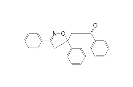 Ethanone, 2-(4,5-dihydro-3,5-diphenyl-5-isoxazolyl)-1-phenyl-