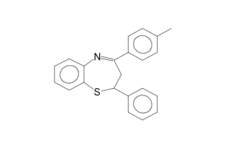 2,3-DIHYDRO-2-PHENYL-4-(4-METHYLPHENYL)-1,5-BENZOTHIAZEPINE
