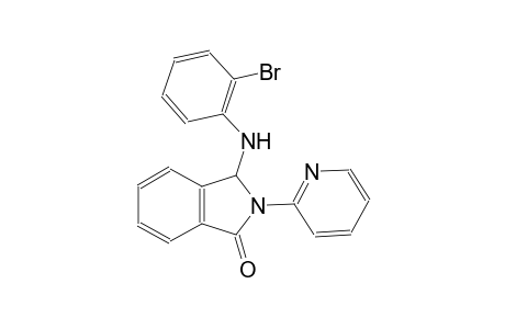 1H-isoindol-1-one, 3-[(2-bromophenyl)amino]-2,3-dihydro-2-(2-pyridinyl)-