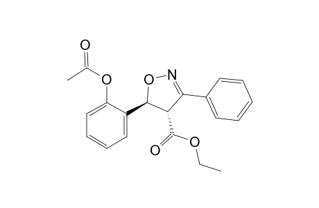(4S,5S)-5-(2-acetoxyphenyl)-3-phenyl-2-isoxazoline-4-carboxylic acid ethyl ester