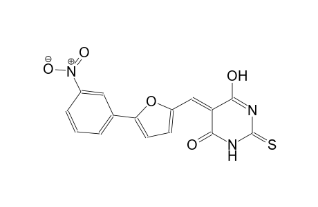 (5Z)-6-hydroxy-5-{[5-(3-nitrophenyl)-2-furyl]methylene}-2-thioxo-2,5-dihydro-4(3H)-pyrimidinone