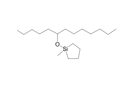 1-Methyl-1-[(1-pentyloctyl)oxy]silolane