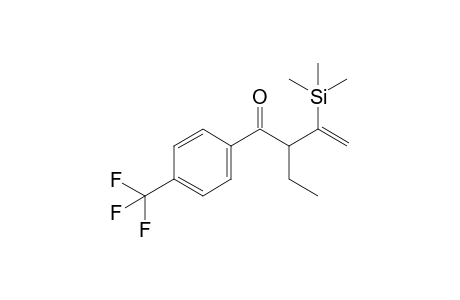 2-Ethyl-1-(4-(trifluoromethyl)phenyl)-3-(trimethylsilyl)but-3-en-1-one