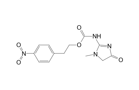Carbamic acid, (4,5-dihydro-1-methyl-4-oxo-1H-imidazol-2-yl)-, 2-(4-nitrophenyl)ethyl ester