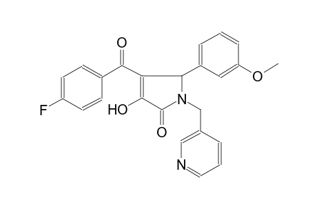 4-(4-Fluoro-benzoyl)-3-hydroxy-5-(3-methoxy-phenyl)-1-pyridin-3-ylmethyl-1,5-dihydro-pyrrol-2-one