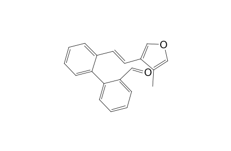 [1,1'-Biphenyl]-2-carboxaldehyde, 2'-[2-(4-methyl-3-furanyl)ethenyl]-